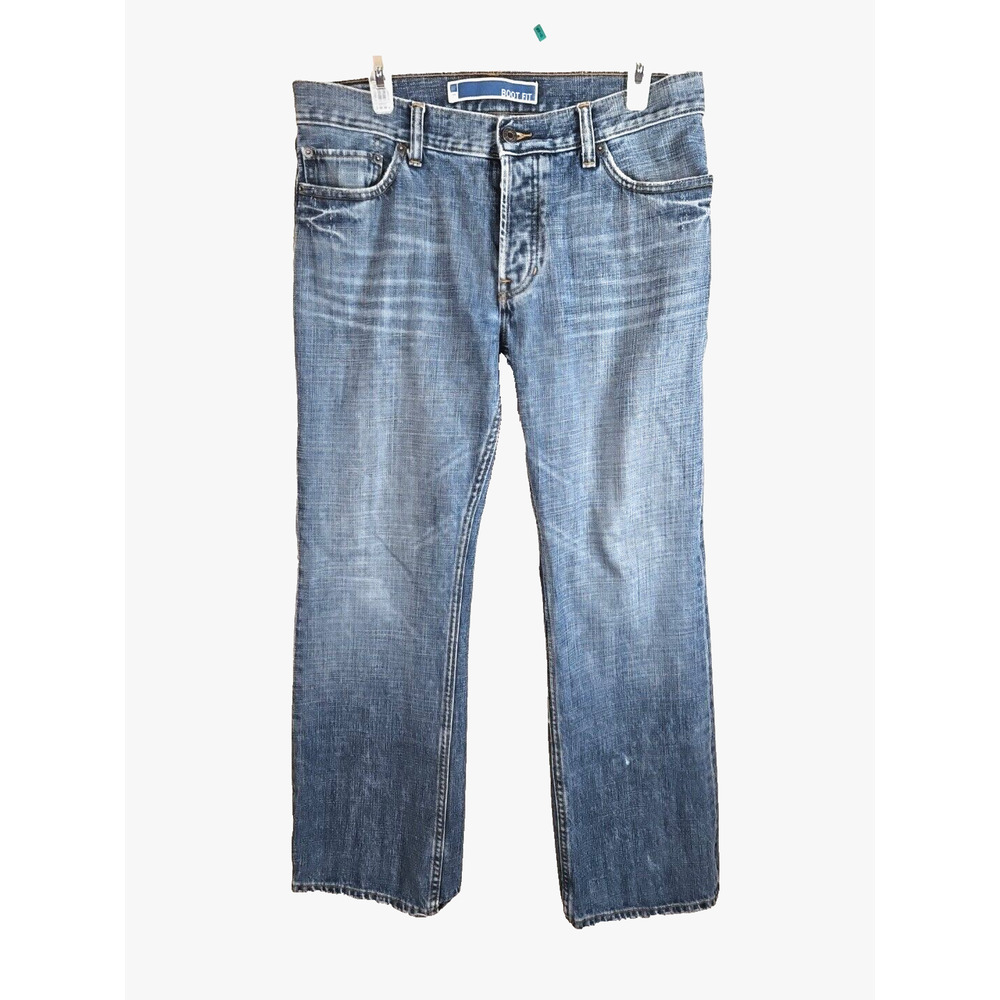 Gap Jeans Button Fly Men's Size 33x30 Blue Boot Fit Cotton
